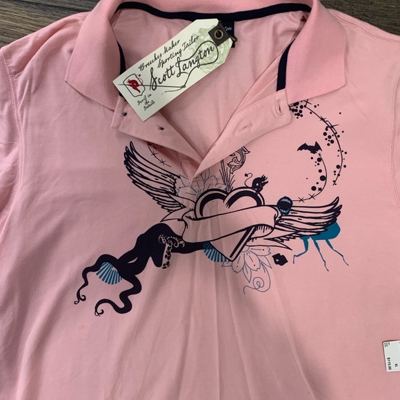 New $115 Scott Langton Sporting Tailor Short Sleeve Polo Men’s Shirt - Picture 2 of 6